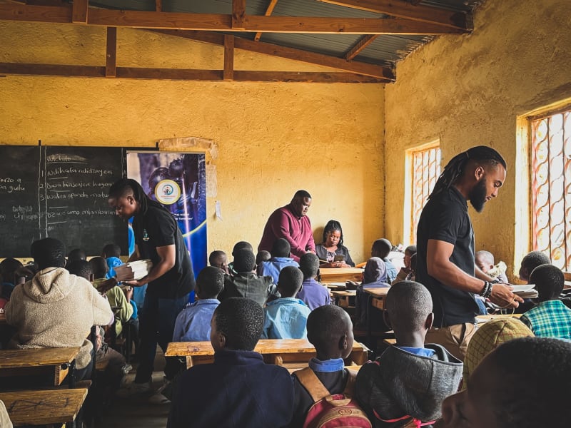 Community members benefiting from Reality Hand programs